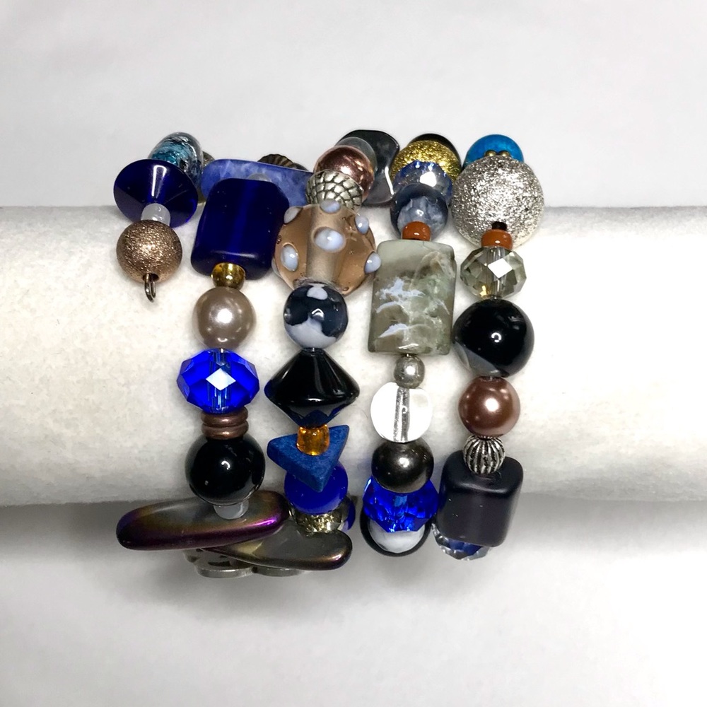 Handmade Bracelet with Vintage and Modern Elements (NB68-12H) New Without Tags - Picture 5 of 8